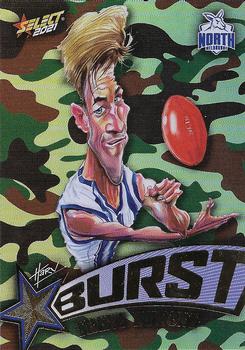2021 Select AFL Footy Stars - Starburst Caricatures Camo #SBC45 Trent Dumont Front